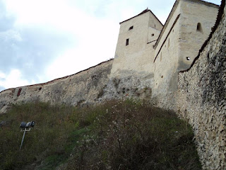 Northern wall of the citadel Rasnov