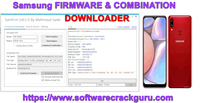 SamFirm v0.5.1 (Samsung Firmware & Combination Downloader) New Version