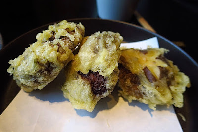 Suju, shitake tempura