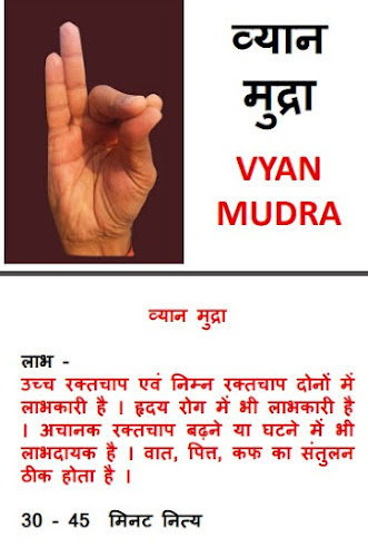 मुद्रा विज्ञान से हेल्थ  Mudra Vigyan and health