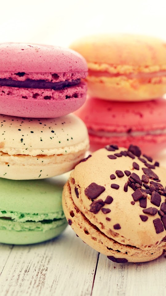 Macaroon Biscuits Almonds Android Wallpaper