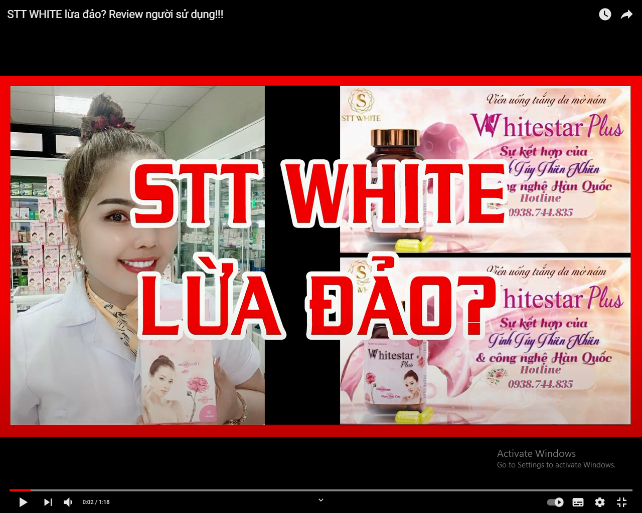 STT WHITE lừa đảo