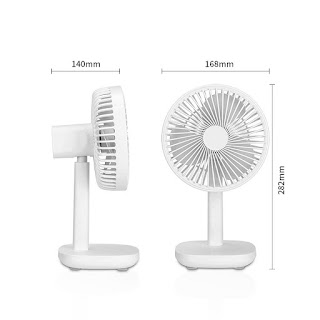 Kipas Angin Stand RADIONICS F6 Fan Stand Desktop Charging Fan