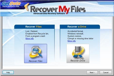 Dzblogging برنامج استرجاع الملفات المحذوفة Recover My Files