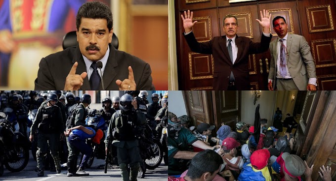 Mundo//// Maduro rechaza asalto violento a parlamento venezolano