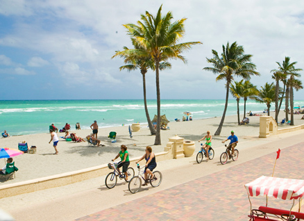 Beaches in Miami Hollywood Beach