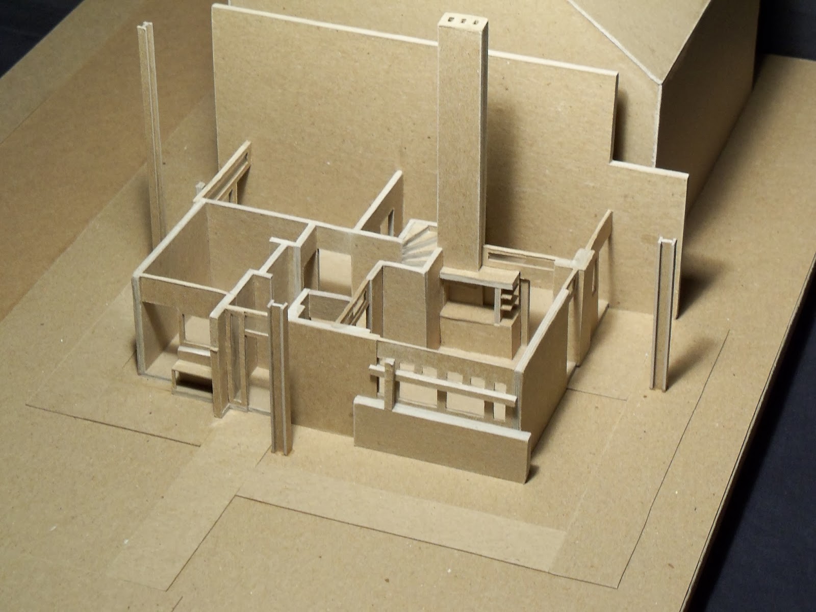 Edward Bauknight Designs Model of the Rietveld Schroder House