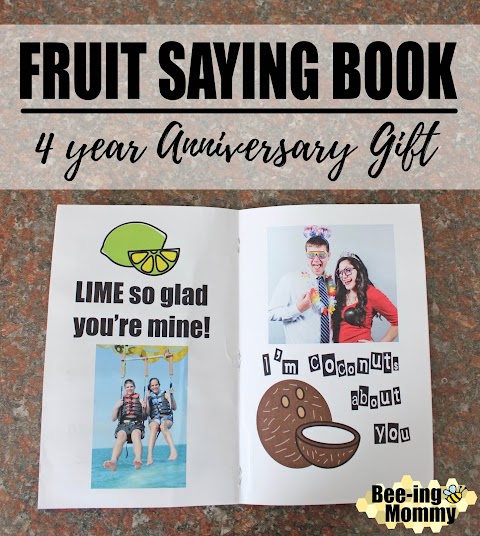 Anniversary Fruit Saying Book  *free printable