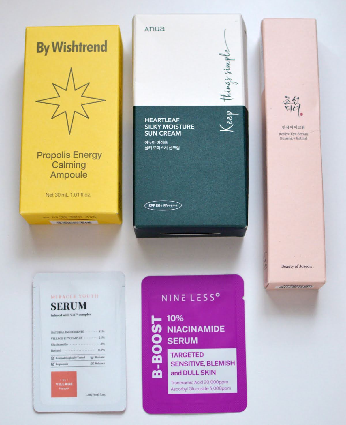 YesStyle Haul #14 kbeauty By Wishtrend, Anua and Beauty of Joseon plus free samples