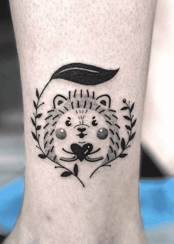 Tatuajes de Erizos que son una monada