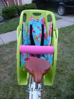 custom child's bicycle seat