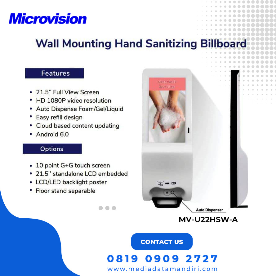 Wall Mounting Hand Sanitizing
