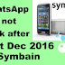 Whatsapp to stop working on Symbian at the end of 2016
