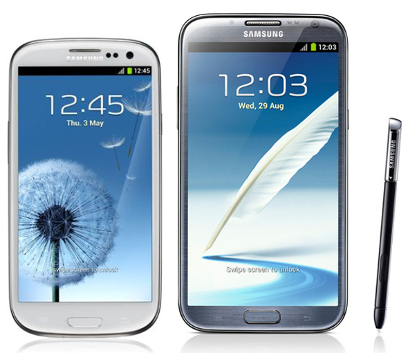 Los Smartphone Smasung Galaxy SIII y Samsung Galaxy Note II recibirán android 4,3 a finales de Enero     