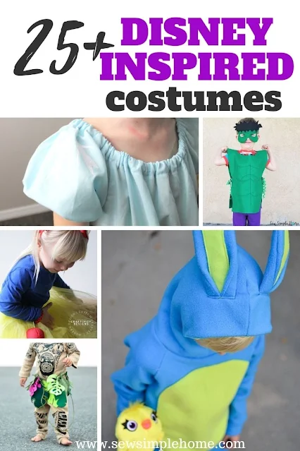 Sew up or craft together a DIY Disney costume with one of these 25 plus tutorials.