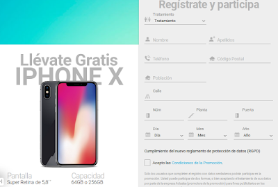 paso dos sorteo iphone x