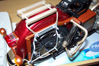 1/6 Harley pannier frame fitted