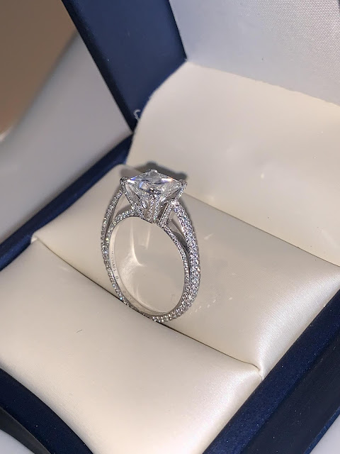Buy Princess Cut Diamond Engagement Ring Online