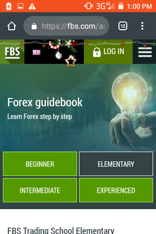 capture d'écran Forex
