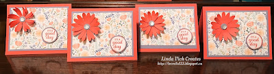 Linda Vich Creates: 2017 Catalog Launch Party. Cards designed as a group activity.