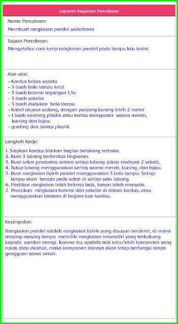 laporan percobaan membuat rangkaian paralel sederhana halaman 67