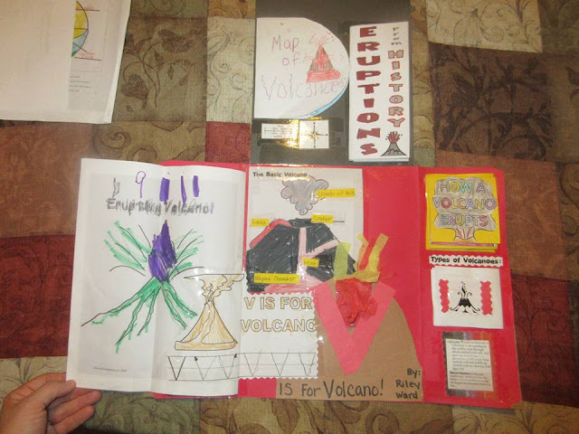 volcano lapbook