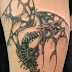 Awesome Design Of Dragon Tattoo On Shoulder