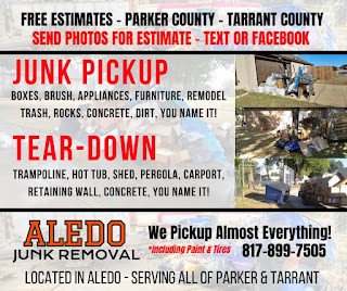 Aledo Junk Removal Servicing in Texas