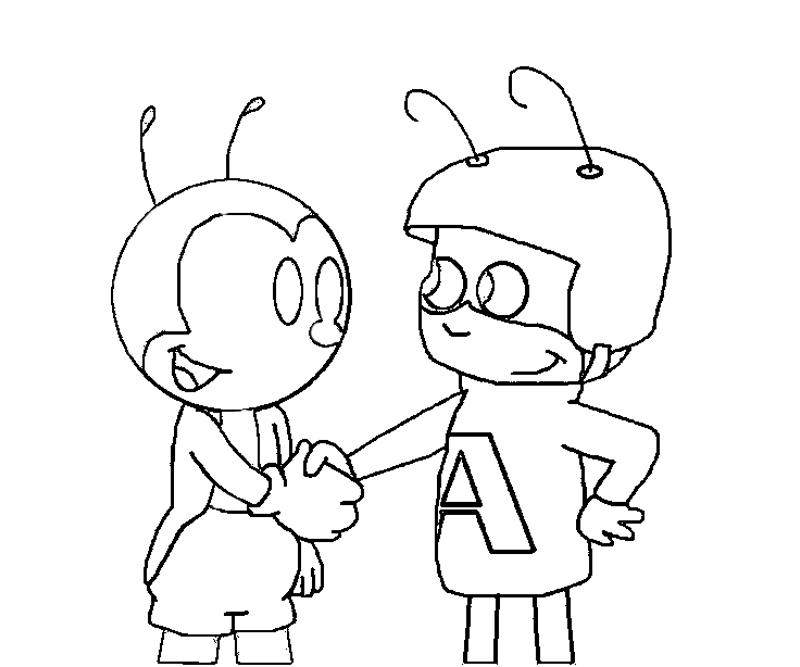 Printable Atom Ant 3 Coloring Page