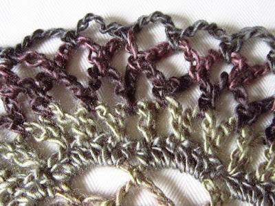 crochet, design, lace, color changing