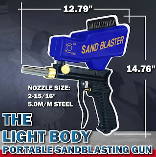 Pneumatic Sandblasting Set Rust Blasting Device Adjustable Mini Blasting Machine Spray Gun