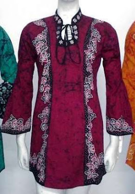 Model baju batik wanita buat kerja