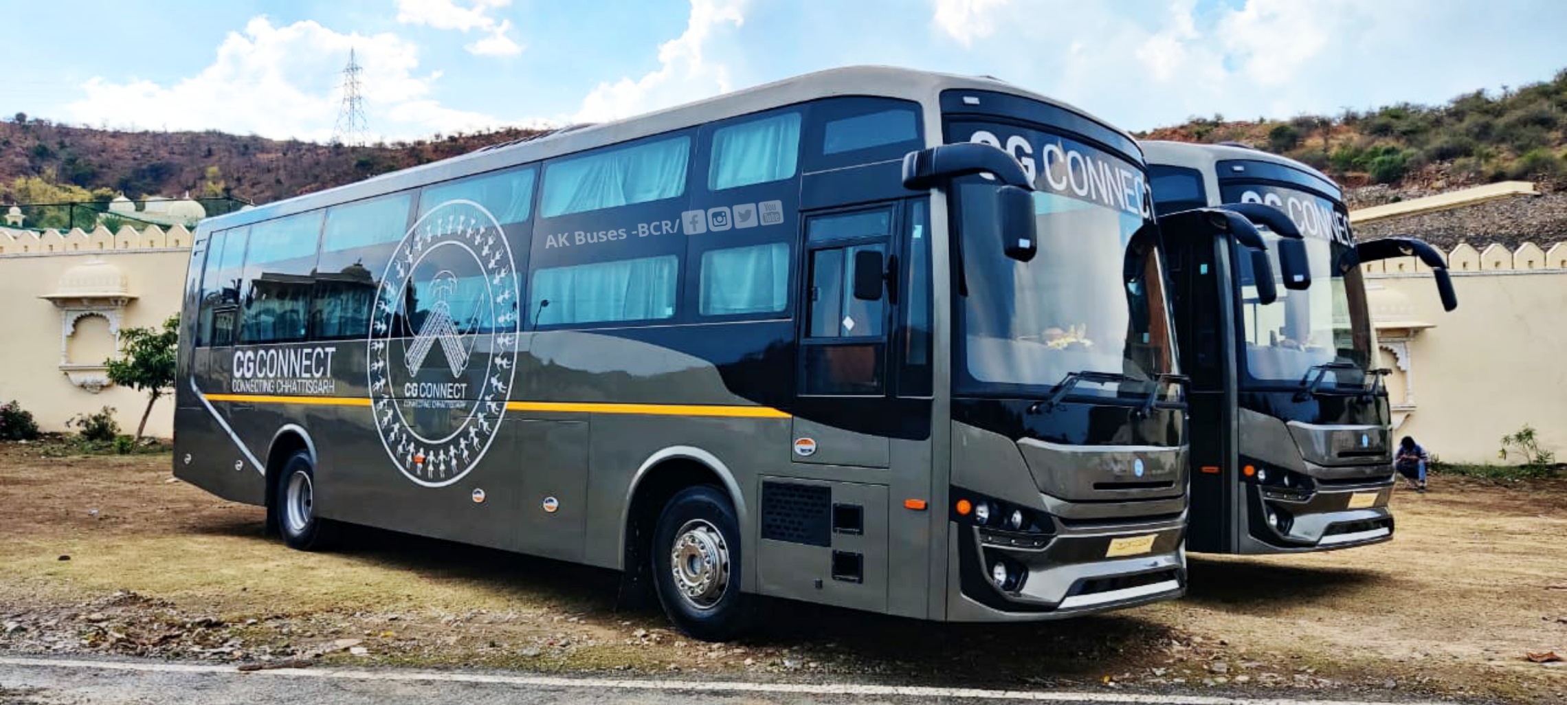 cg connect travels premium ac sleeper bus