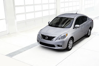 2012 Nissan Versa Sedan with dynamic proportions