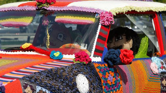 Knitted Norwegian Art Car Central