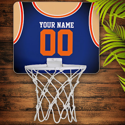 Custom Name/Number Mini Basketball Hoop