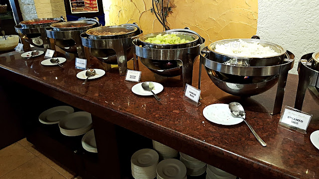 part of the buffet breakfast at Hotel Del Rio in Iloilo City