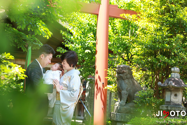 漢國神社でお宮参り出張撮影