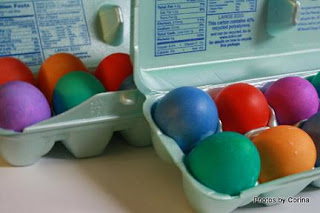 Dyed Eggshells