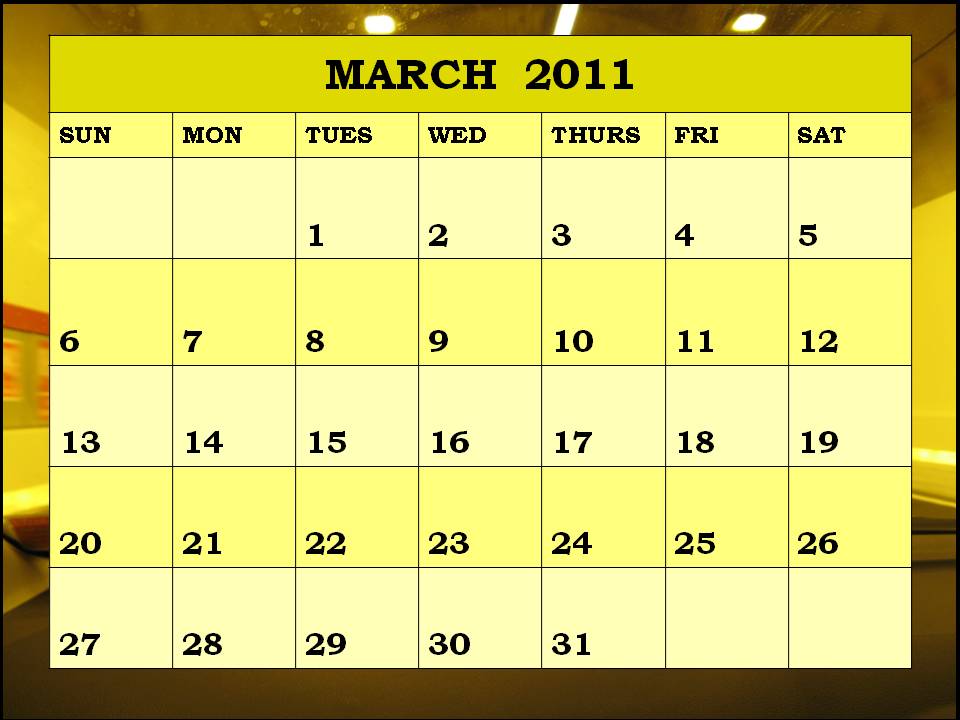 blank march calendar template. 2011 march calendar template.