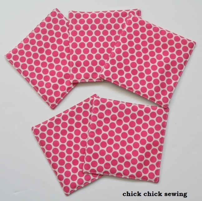 Chick Chick Sewing Patchwork Coasters For Gifts パッチワークのコースター作り