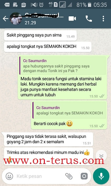 Kolaborasi Hajar Jahanam Mesir Penunda Ejakulasi+Madu Super Tonik Perkuat Ereksi Pria Tahan Lama