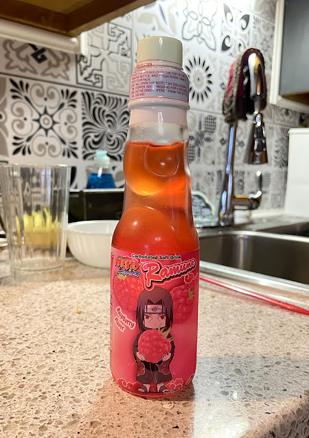 Japanese Ramuné Naruto Raspberry Soda