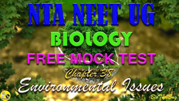NEET Biology Chapter 38 Environmental Issues Free Online Mock Test