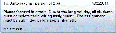 Message Text + Jawaban: Assignment Deadline ~ EnglishAhkam