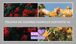 5 paletas de Colores Florales para Dibujar #1