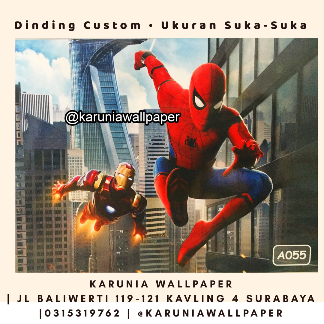 jual wallpaper superhero iron man surabaya