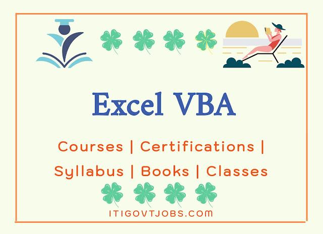Excel VBA Courses | Certifications | Syllabus | Books