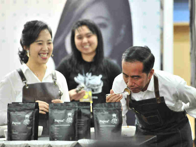 Buka Festival Terampil 2019, Jokowi Nilai Warung Kopi Miliki Prospek