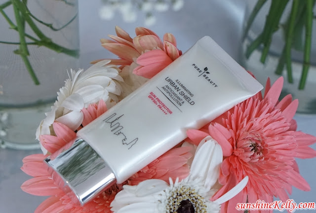 PURE BEAUTY Illuminating Urban Shield, korean skincare, korea skincare, beauty review, beauty blogger, Radiance Capsule Essence, Radiance Serum, Radiance Cream, Water Gel, Sun Protector SPF50+ PA++++, beauty product, skincare 